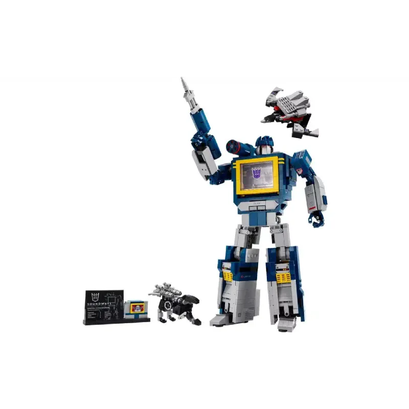 Construtor LEGO Icons Transformers Soundwave (10358)