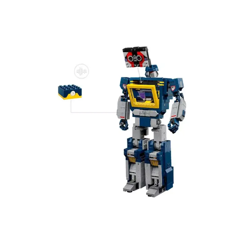 Construtor LEGO Icons Transformers Soundwave (10358)