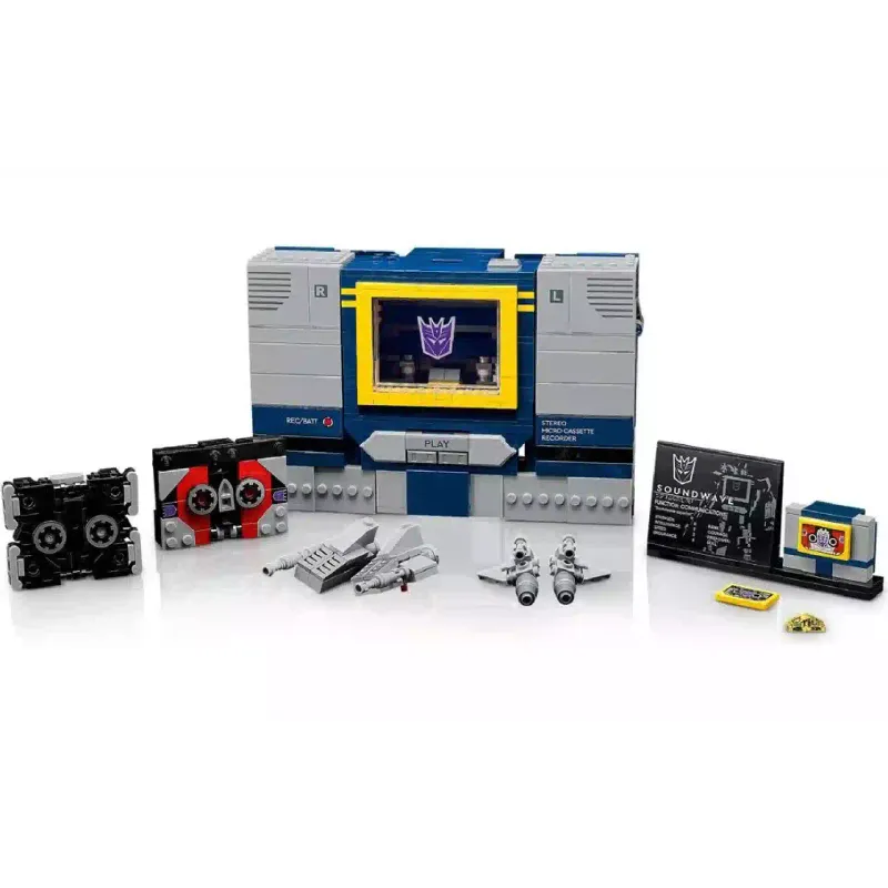 Construtor LEGO Icons Transformers Soundwave (10358)