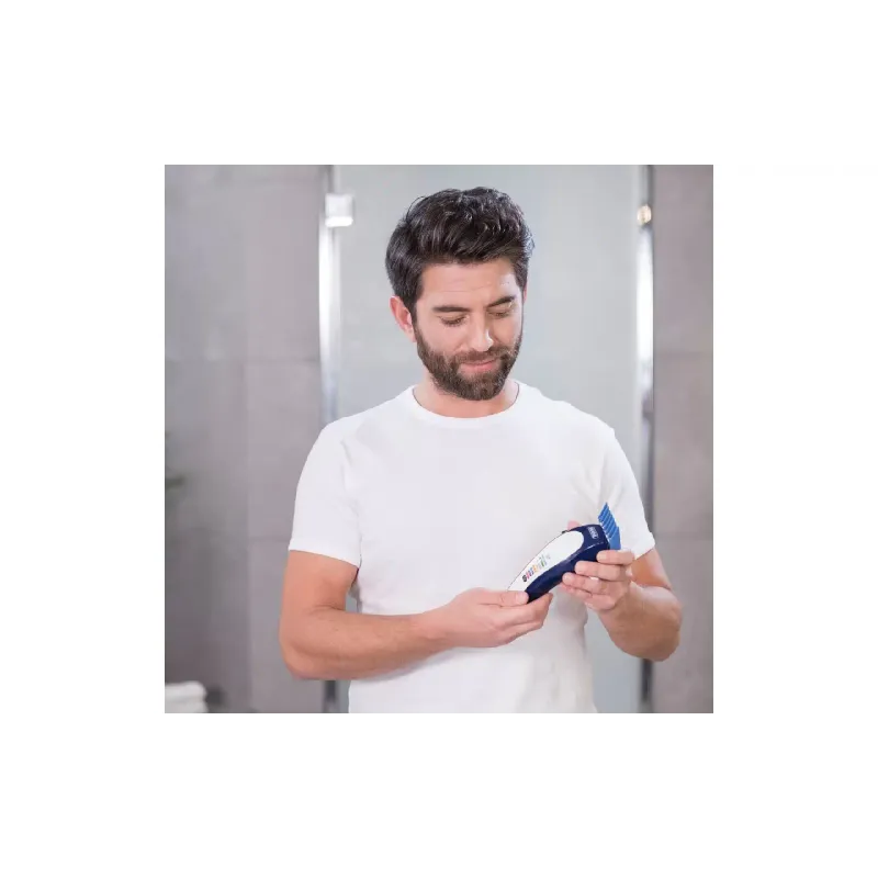 Strižnik za lase Moser Color Pro Lithium, White/Blue (79600-3716)