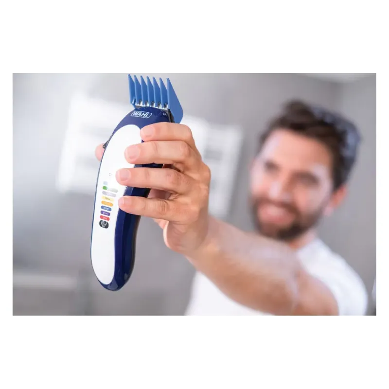 Strižnik za lase Moser Color Pro Lithium, White/Blue (79600-3716)