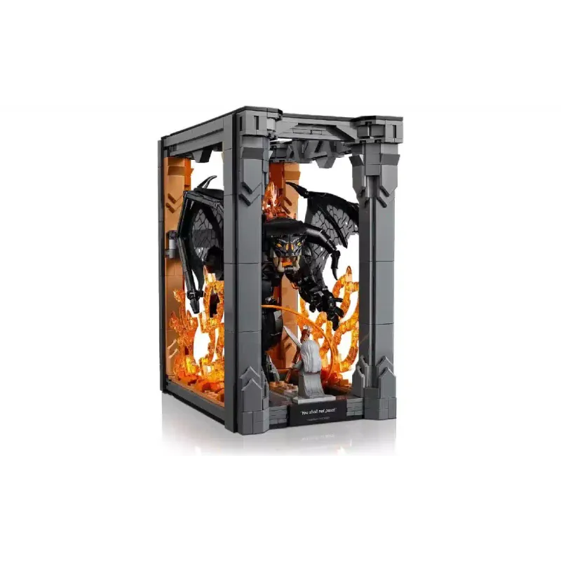 Konstruktőr LEGO Icons The Lord of the Rings Balrog Book Nook (10367)