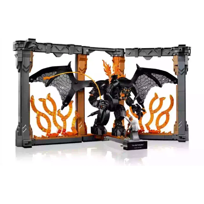 Konstruktőr LEGO Icons The Lord of the Rings Balrog Book Nook (10367)