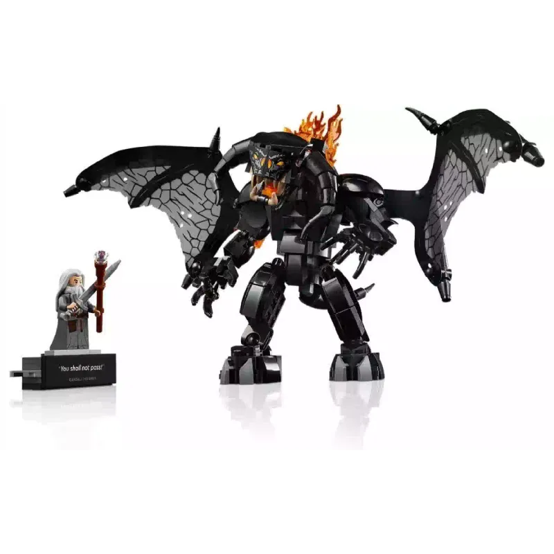 Konstruktőr LEGO Icons The Lord of the Rings Balrog Book Nook (10367)