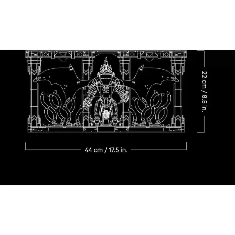 Konstruktőr LEGO Icons The Lord of the Rings Balrog Book Nook (10367)