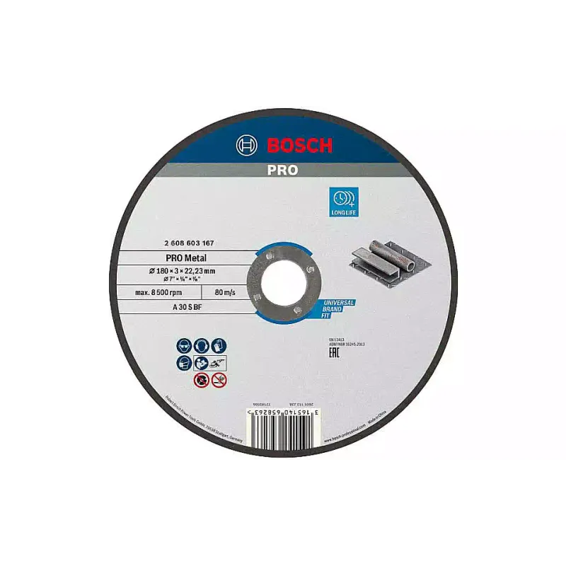 O disco é removível. Bosch (2.608.603.167)