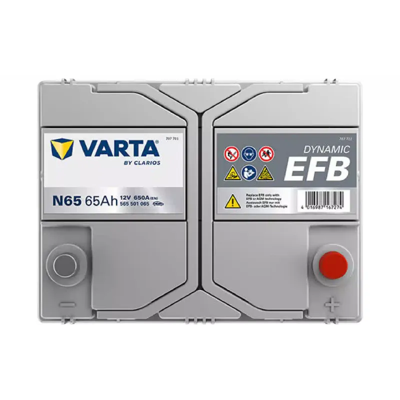 Bateria Varta Dynamic EFB 12 V 65 A·h 650 A (565501065)