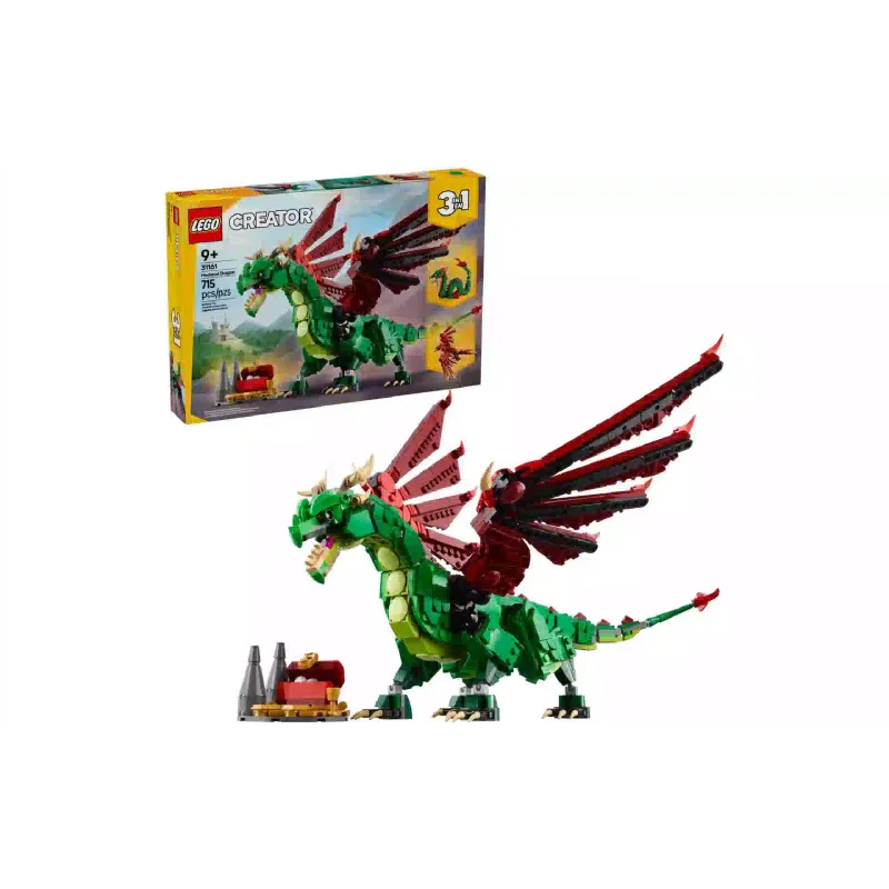 Konstruktőr LEGO Creator 3-in-1 Medieval Dragon (31161)