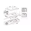 Варильна поверхня Whirlpool (GOFL629/S), газова, 60 см, Beige