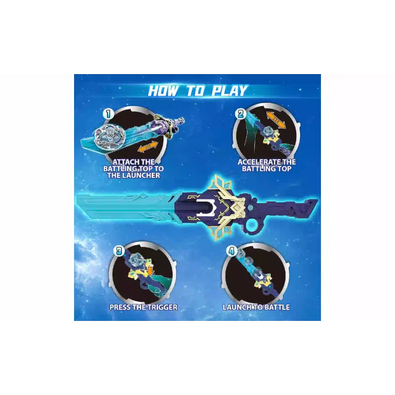 Въртяща се пумпала Auldey Infinity Nado VII Standard series Royal Flying Dragon (EU664112)