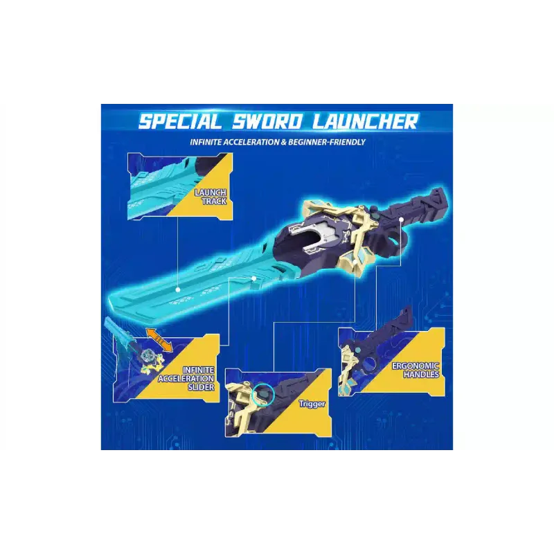 Въртяща се пумпала Auldey Infinity Nado VII Standard series Royal Flying Dragon (EU664112)