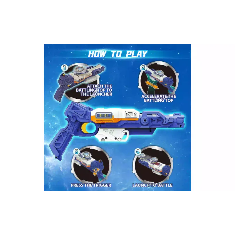 Peonza Auldey Infinity Nado VII Power Battle Set Thunder Shadow Hunter vs Fiery Blast Wheel (EU664180)