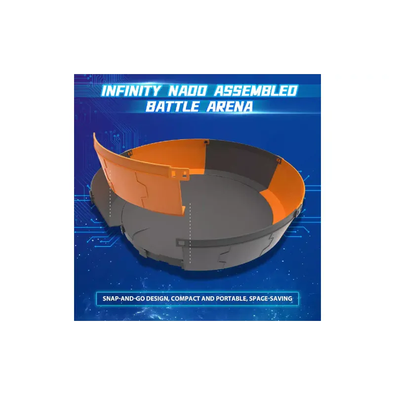 Peonza Auldey Infinity Nado VII Power Battle Set Thunder Shadow Hunter vs Fiery Blast Wheel (EU664180)