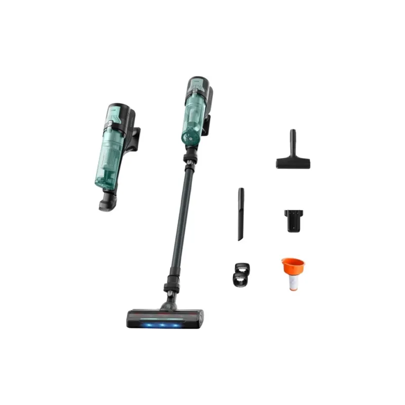 Vacuum cleaner Rowenta X-Force 8.80 (RH1831E0), 440 ml, 250 W, Black/Green