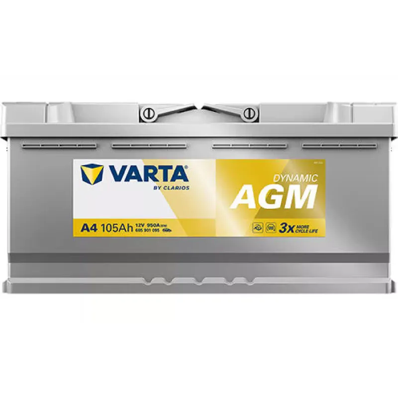 Μπαταρία Varta Dynamic AGM 12 V 105 A·h 950 A (605901095)