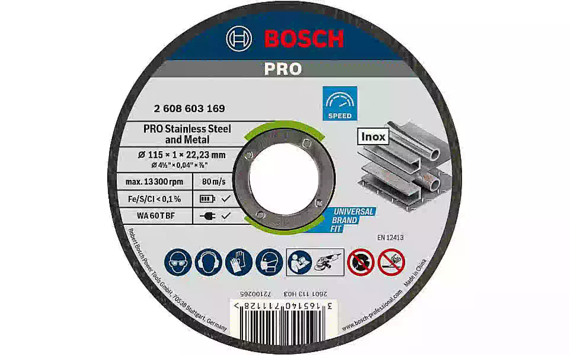The disk is removable Bosch (2.608.603.169) The disk is removable Bosch (2.608.603.169)