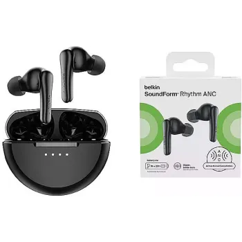 Auriculares TWS Belkin Soundform Rhythm, Black (AUC015HQBK)