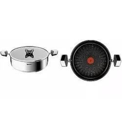 Κατσαρόλα με καπάκι Tefal Excellence+, Black (E3337145)