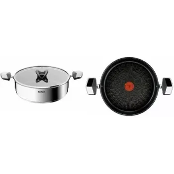 Panela com tampa Tefal Excellence+, Black (E3337145)