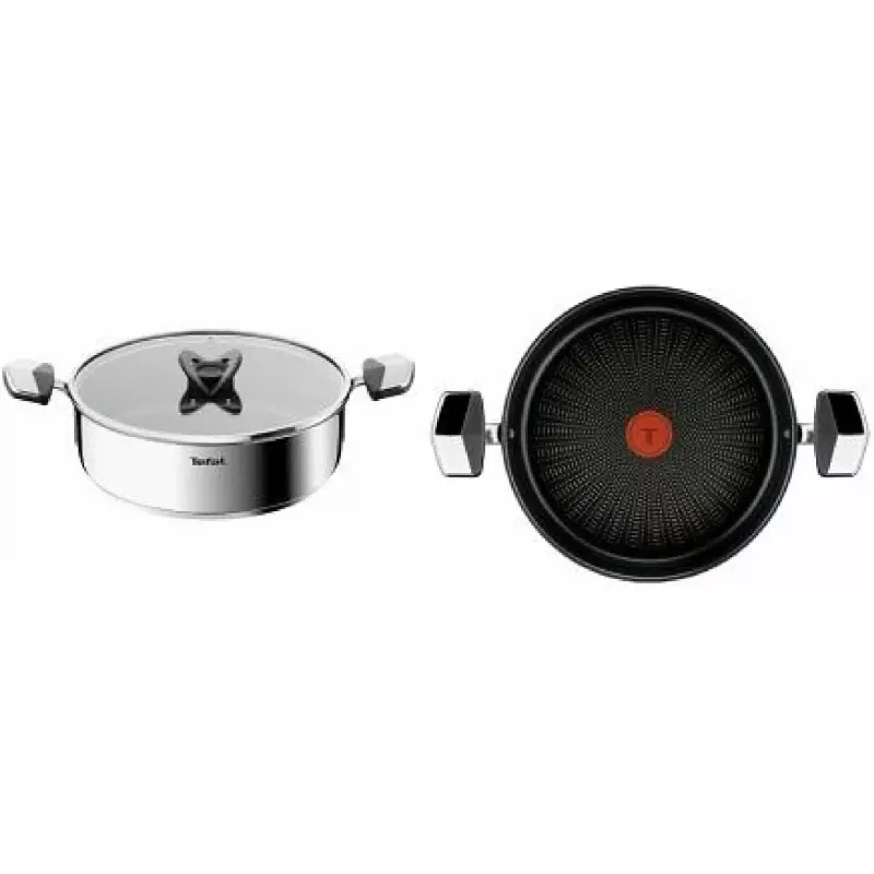 Panela com tampa Tefal Excellence+, Black (E3337145)