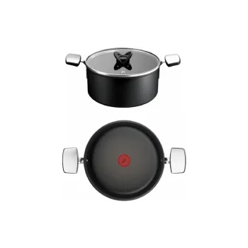 Panela com tampa Tefal Excellence+, Black (G3284653)