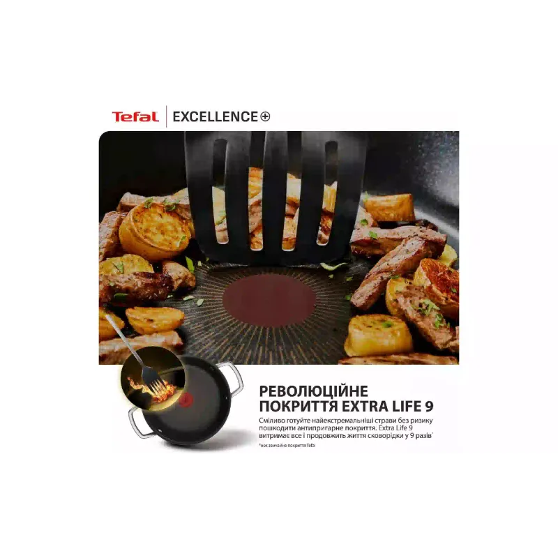 Panela com tampa Tefal Excellence+, Black (G3308802)