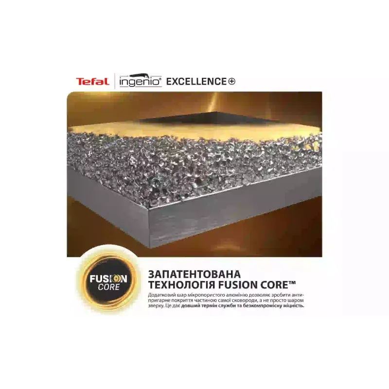 Набір посуду Tefal Ingenio Excellence+ (P0009553), алюміній/бакеліт, 3 шт, Black
