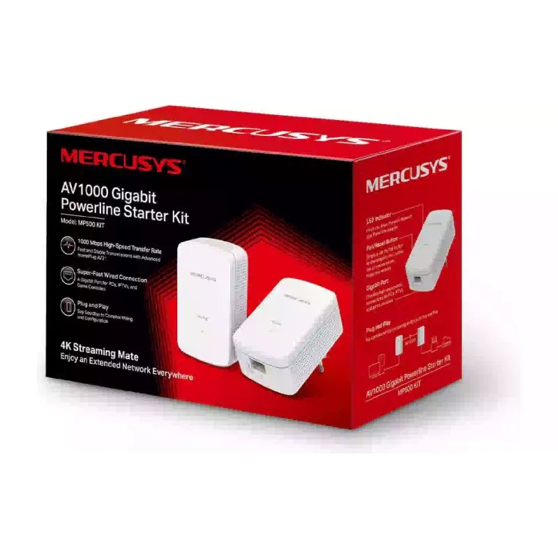 Conjunto de adaptadores Mercusys (MP500KIT)