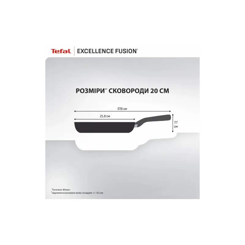Frigideira Tefal Excellence Fusion, Black (G3380202)