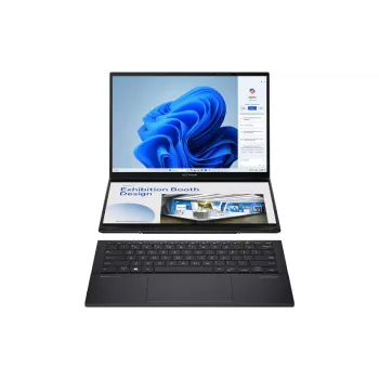 Ноутбук Asus Zenbook Duo 14" FHD 32Gb/2Tb/U9-285H/UMA/W11Pro Grey UX8406CA-QL047X (90NB14X1-M001P0)