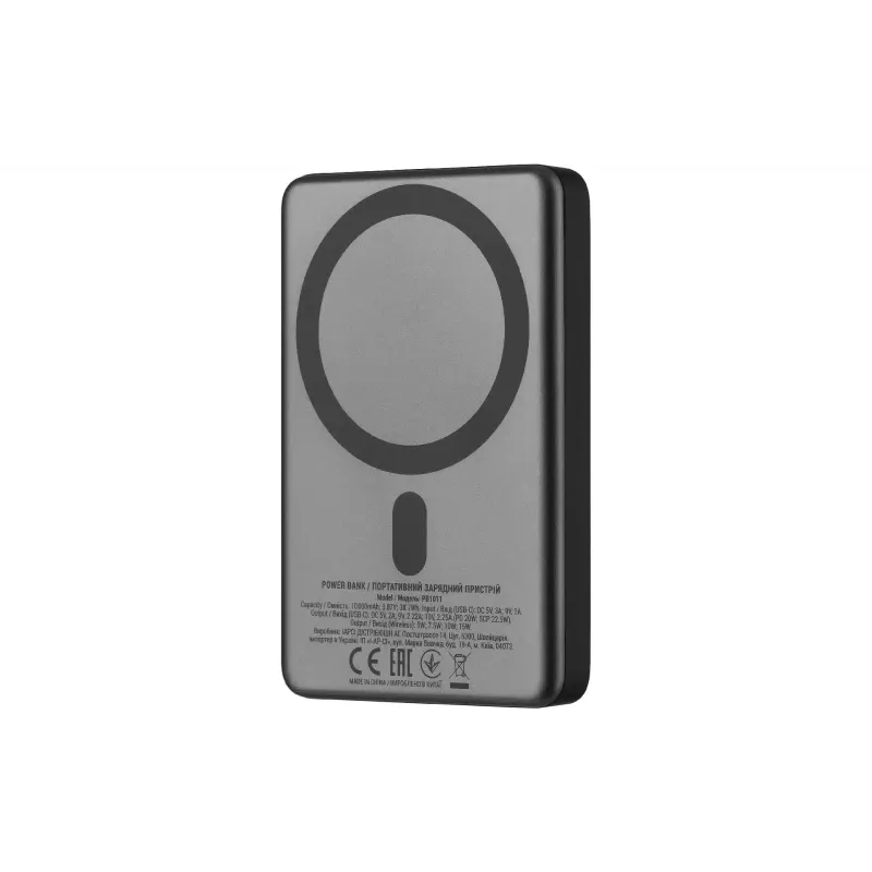 Powerbank 2E 10000 mAh, Grey (2E-PB1011-GREY)