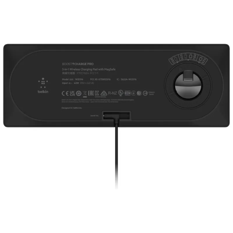Зарядно устройство Belkin MagSafe Pro, Black (WIZ016VFBK)