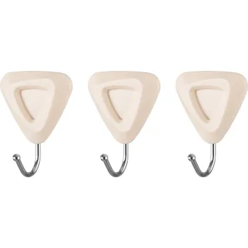 Selbstklebender Haken Ardesto Triangle, Beige (ARHC2803TB)