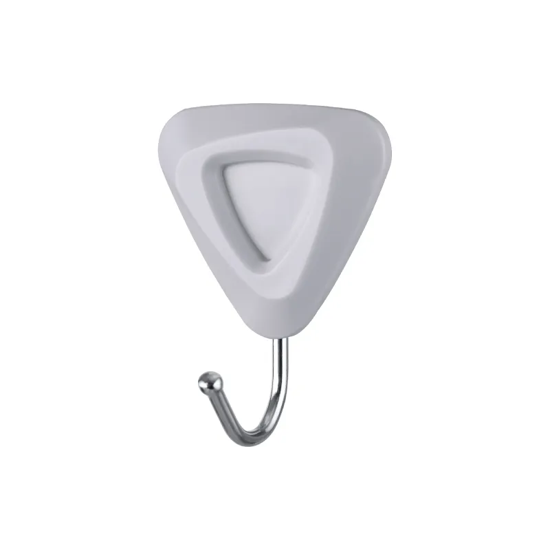 Гачок самоклеючий Ardesto Трикутник (ARHC2803TG), пластік, 3 шт, Grey