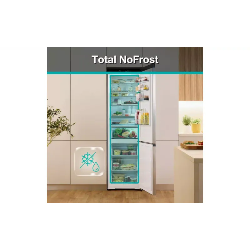 Холодильник Gorenje (NRB620E61W4WFE), 283/130 л, White