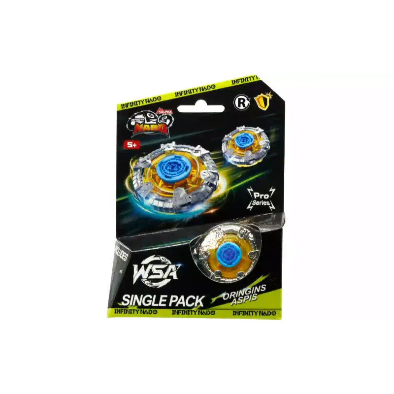 Pião Auldey Infinity Nado VII Pro Series Single Pack Origins Aspis (EU664621-4)
