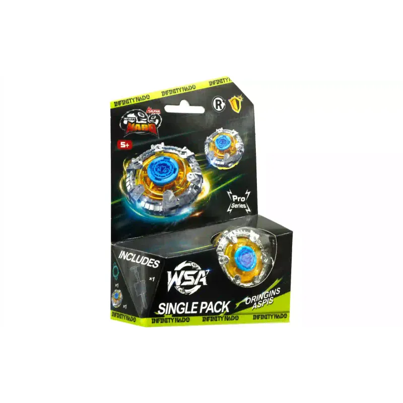 Pião Auldey Infinity Nado VII Pro Series Single Pack Origins Aspis (EU664621-4)