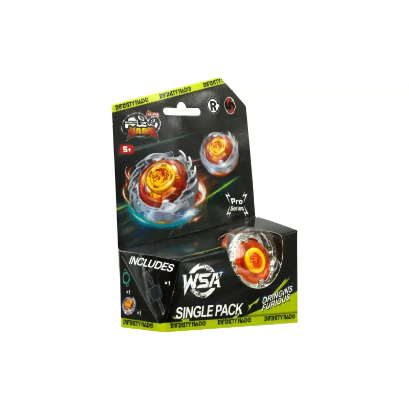 Pião Auldey Infinity Nado VII Pro Series Single Pack Origins Furious (EU664621-2)