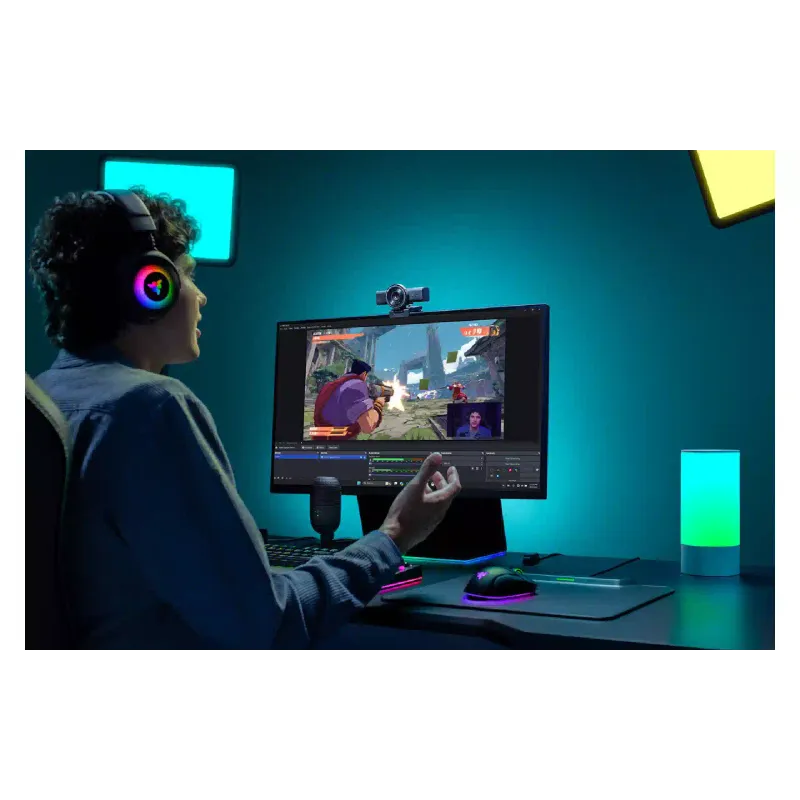 Cámara web Razer, Black (RZ19-05380100-R3M1)