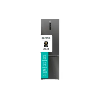 Fridge Gorenje (NRB620C81BX4WFE), 257/121 l, Black