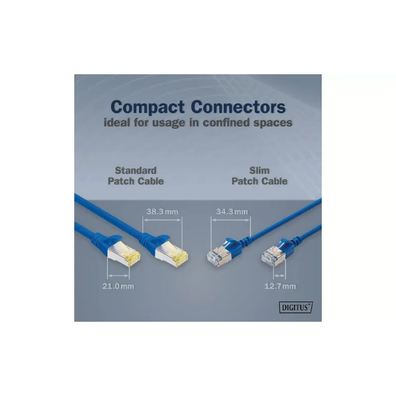 Cable de conexión Digitus, Blue (DK-1632-A-005S-B)