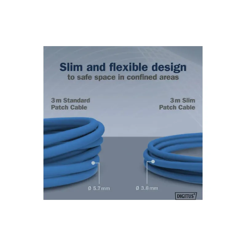 Cable de conexión Digitus, Blue (DK-1632-A-005S-B)