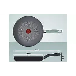 مِقلاة Tefal Halo Eucalyptus, Grey (G0160602)