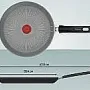 Тиган за палачинки Tefal Halo Eucalyptus, Grey (G0163802)