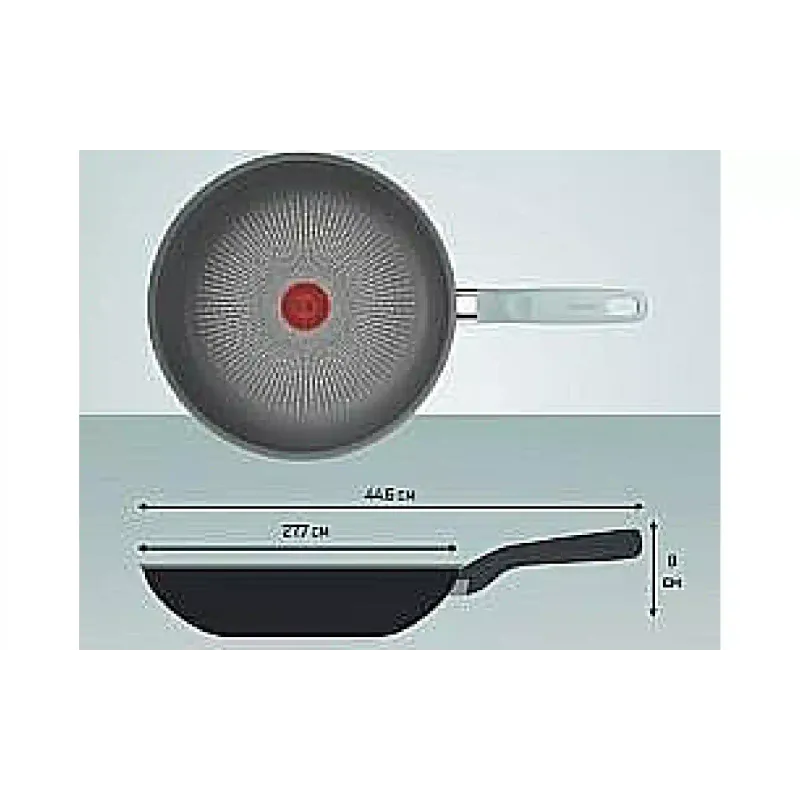 Sartén wok Tefal Halo Eucalyptus, Grey (G0167702)