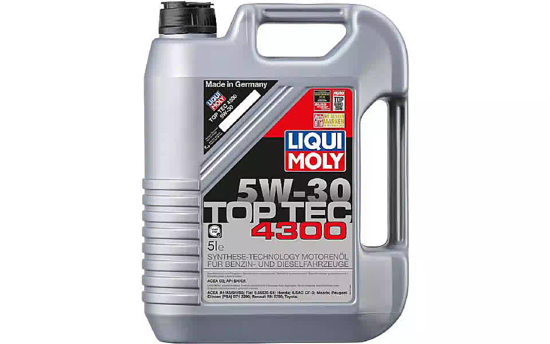 Motorolaj Liqui Moly Top Tec 4300 5W-30 (LIM8031) Motorolaj Liqui Moly Top Tec 4300 5W-30 (LIM8031)