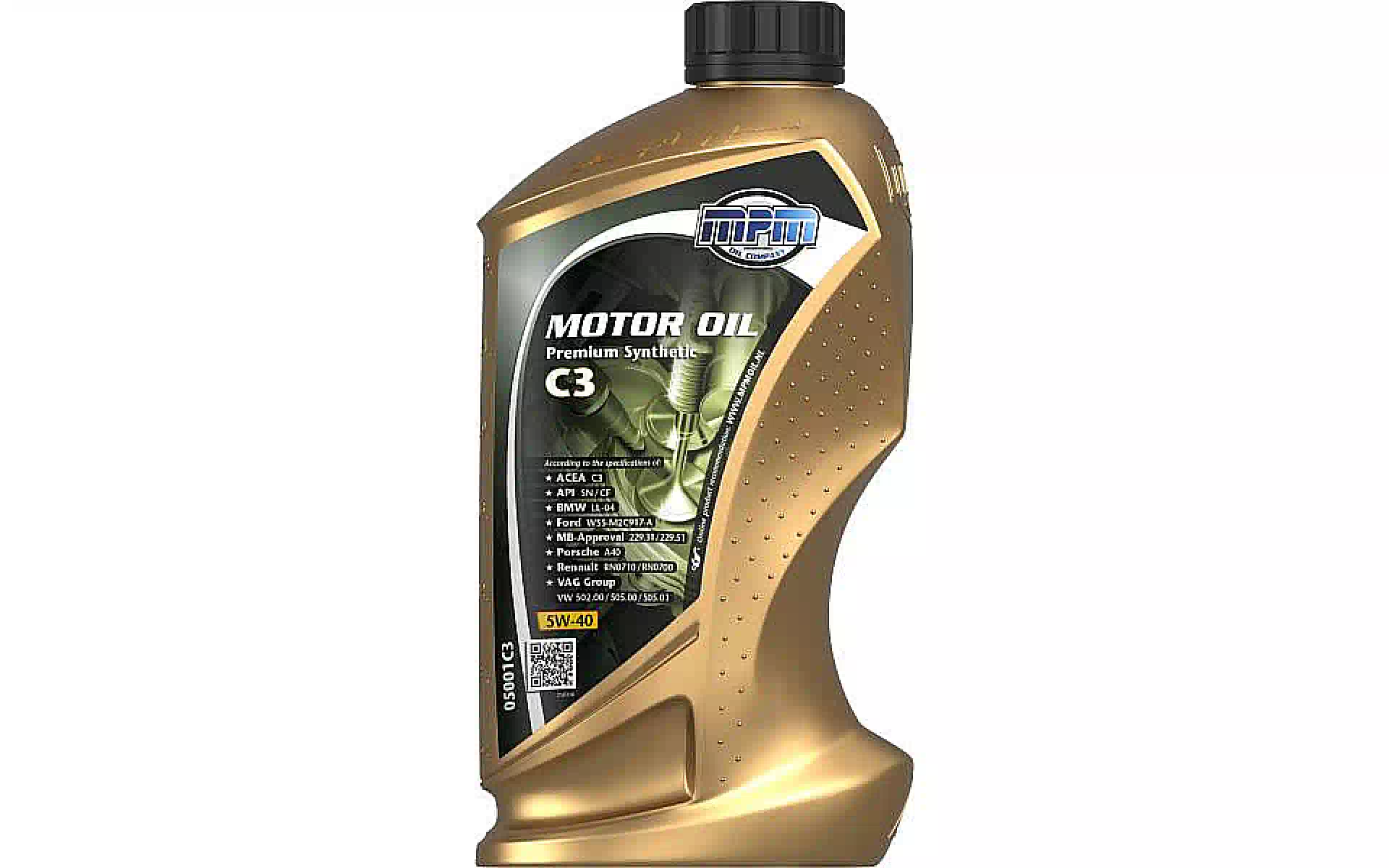 aceite de motor Mpm Premium Synthetic C3 5W-40 (MPM05001C3) aceite de motor Mpm Premium Synthetic C3 5W-40 (MPM05001C3)