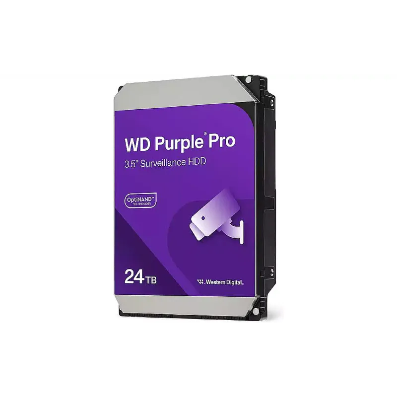 Armazenamento em HDD WD Purple Pro Surveillance, Purple (WD240PURP)