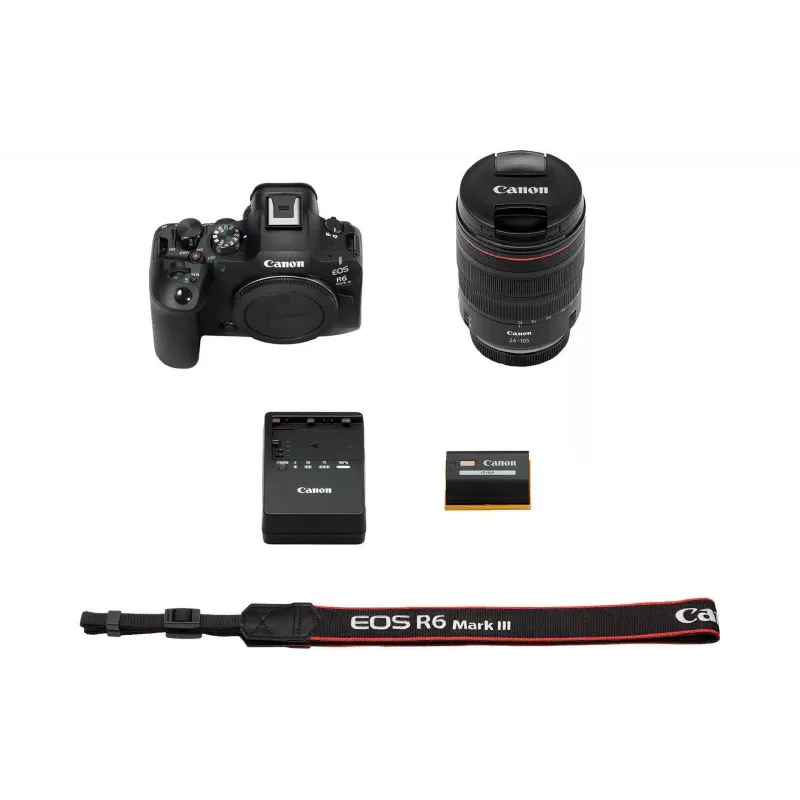 Câmera Canon EOS R6 Mark III + RF 24-105 f/4.0-7.1 IS STM (7084C031)