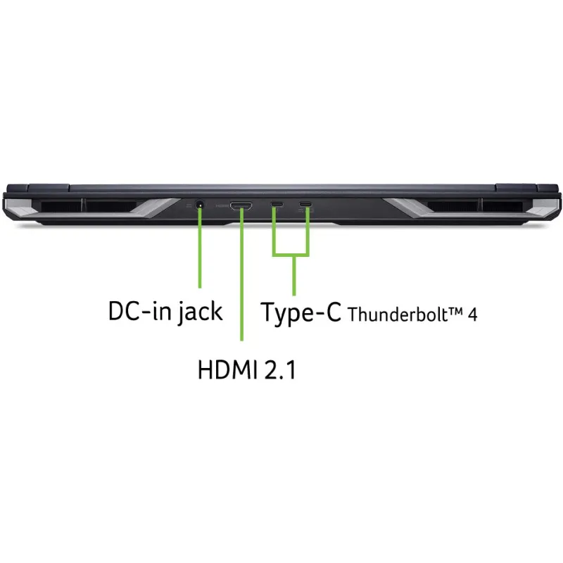 كمبيوتر محمول Acer Predator Helios Neo 18 PHN18-72, Black (NH.QVHEU.00A)